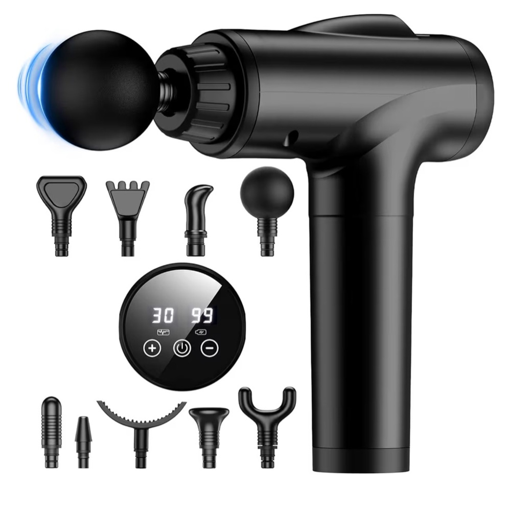 Massage Gun with 9 Attachments✨
